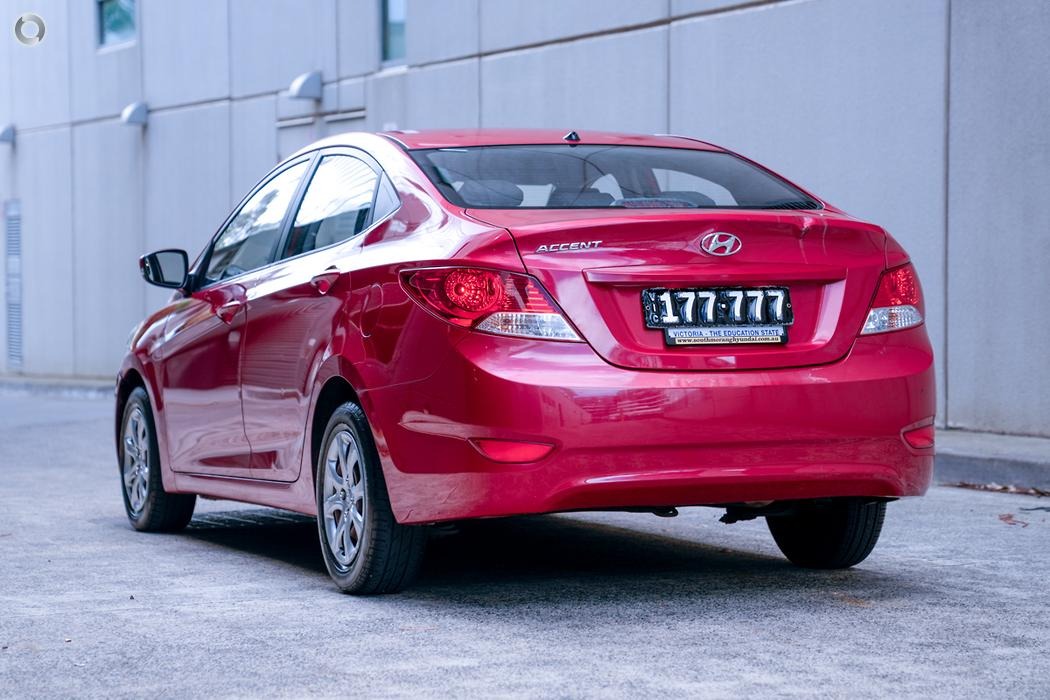 2014 Hyundai Accent RB2 MY15 Active Sedan 4dr Spts Auto 4sp 1.6i #448