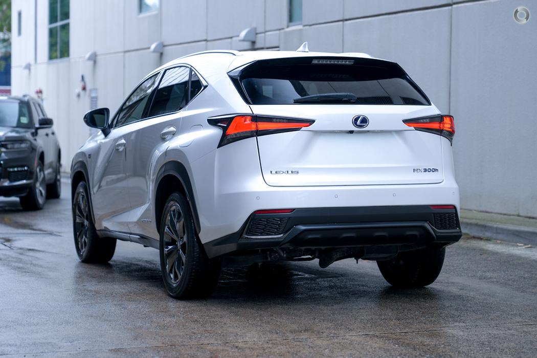 2017 Lexus NX AYZ10R NX300h F Sport Wagon 5dr E-CVT 6sp 2WD 490kg 2.5i/105kW Hybrid – #623
