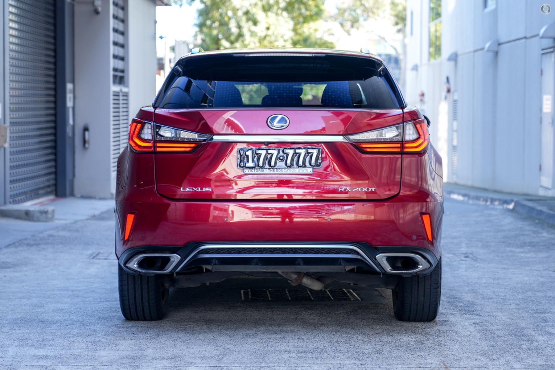 2016 Lexus RX AGL20R RX200t F Sport Wagon 5dr Spts Auto 6sp, 2.0T – #684