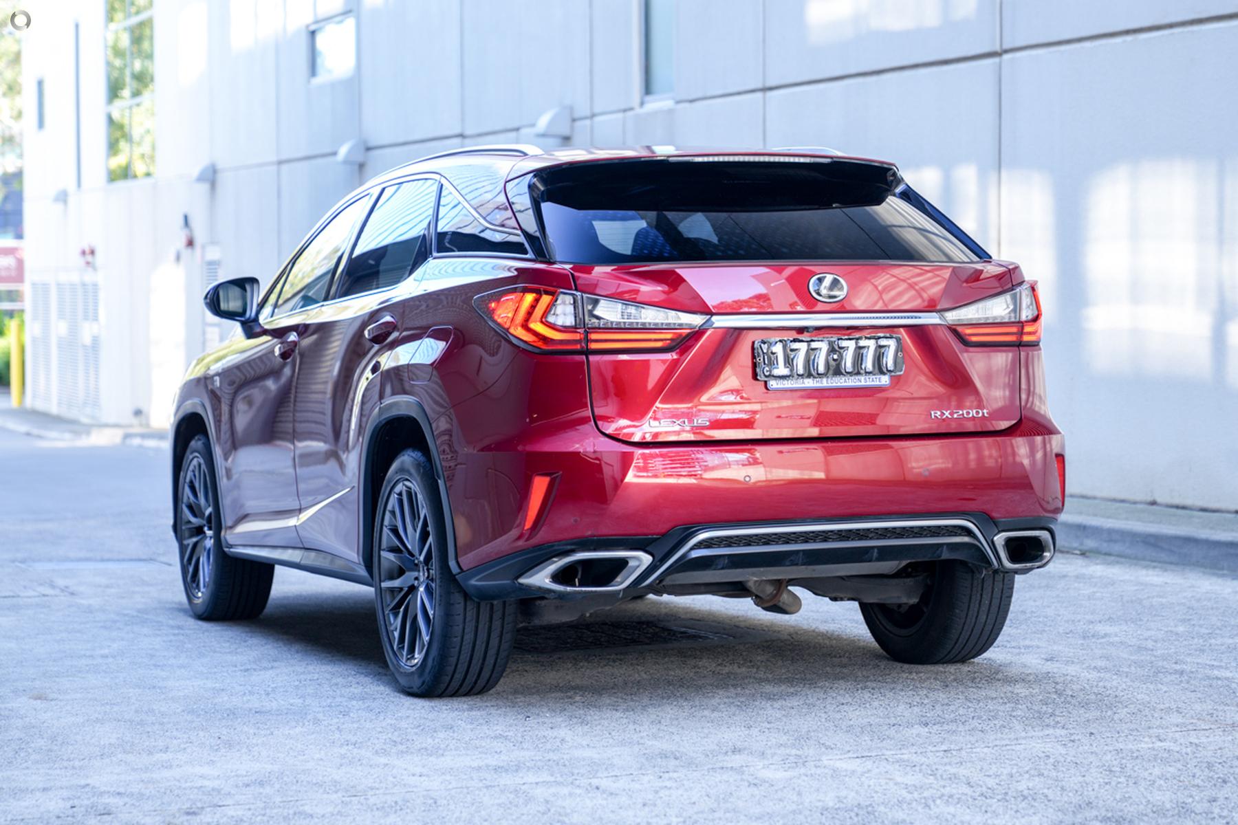 2016 Lexus RX AGL20R RX200t F Sport Wagon 5dr Spts Auto 6sp, 2.0T – #684